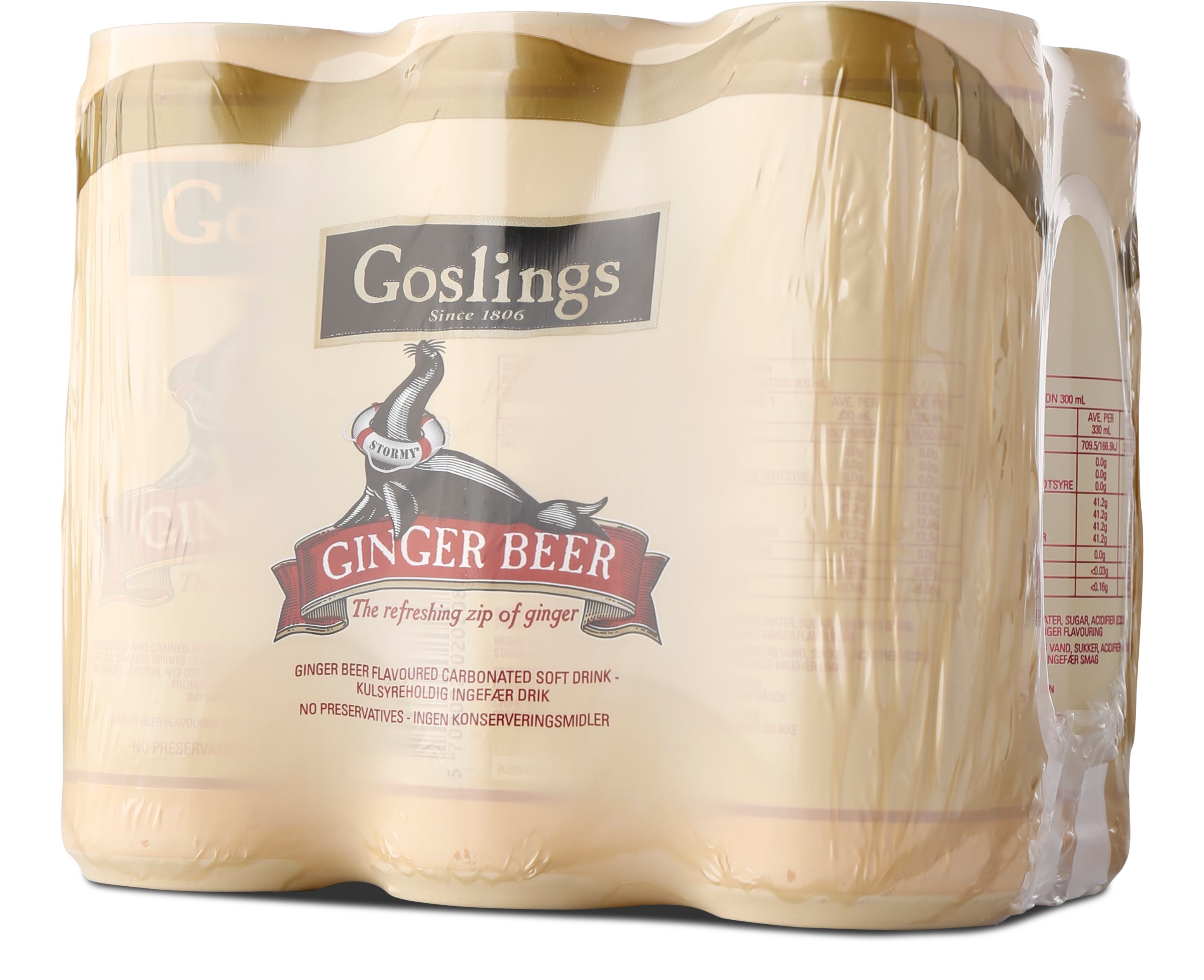 Gosling Ginger Beer 24 stk. pr. kasse